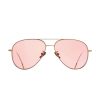 Sunglasses * | 1266 Gold Plated Aviator Sunglasses