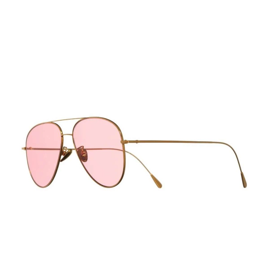 Sunglasses * | 1266 Gold Plated Aviator Sunglasses