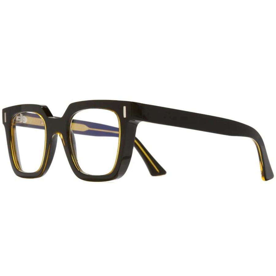 Opticals * | 1305 Optical Square Glasses-Yellow On Black