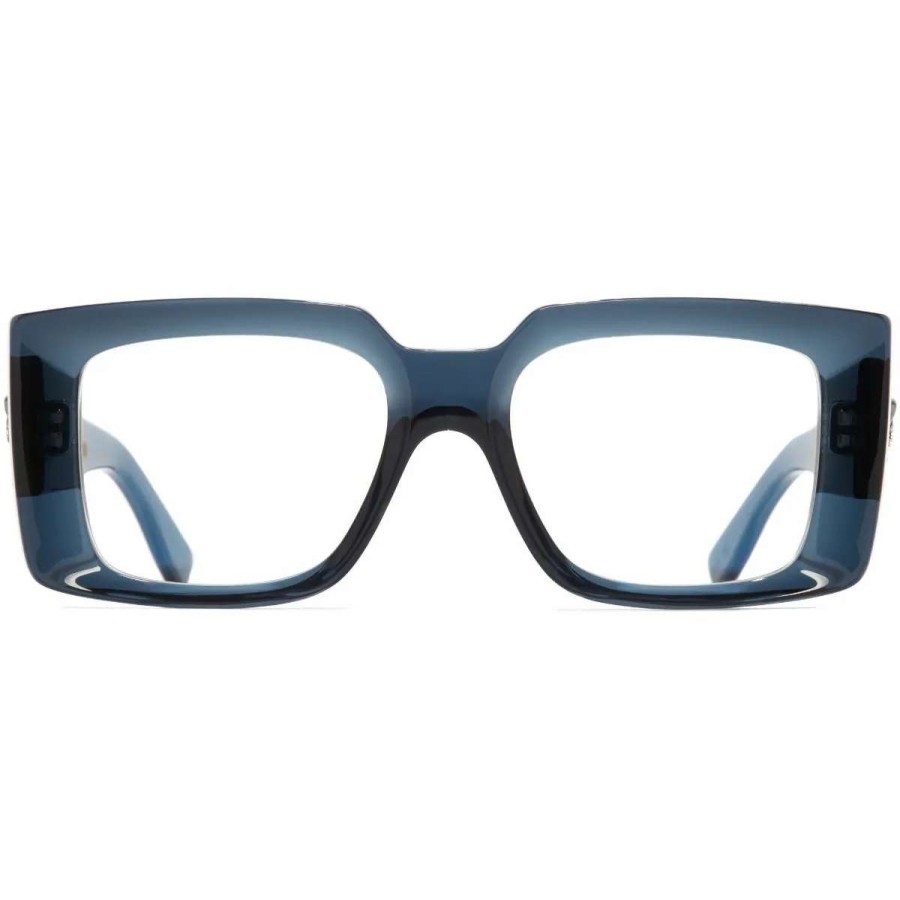 Opticals * | The Great Frog "Mini Reaper" Square Glasses-Deep Blue Crystal