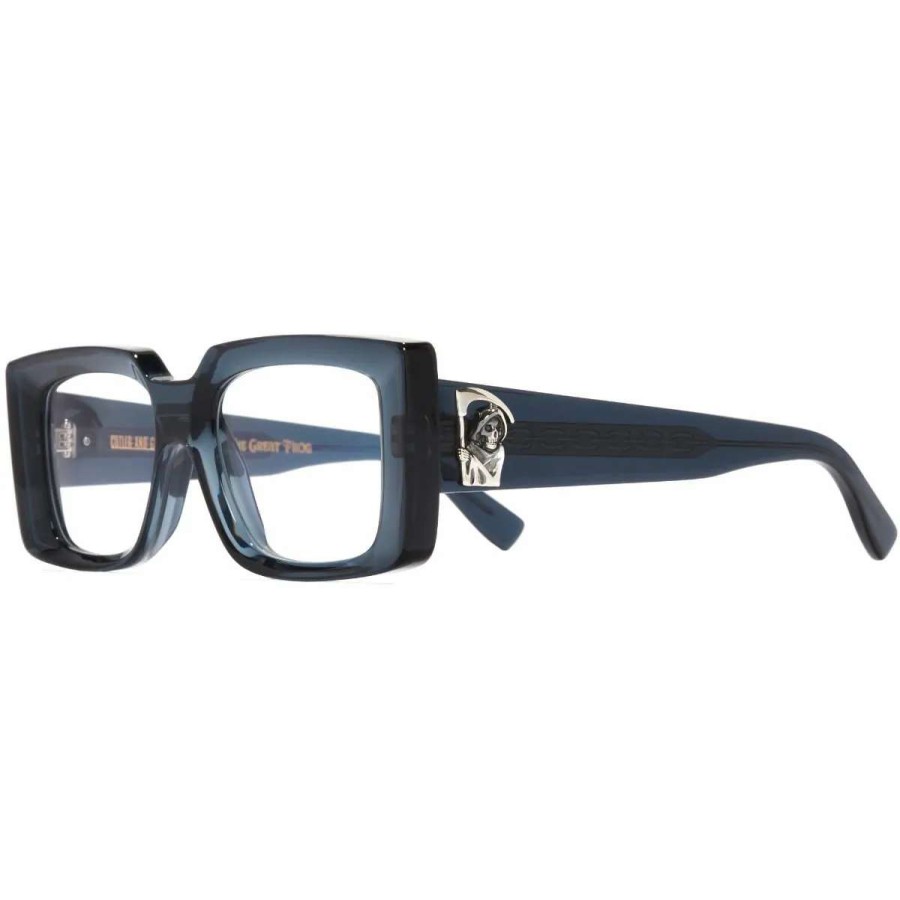 Opticals * | The Great Frog "Mini Reaper" Square Glasses-Deep Blue Crystal