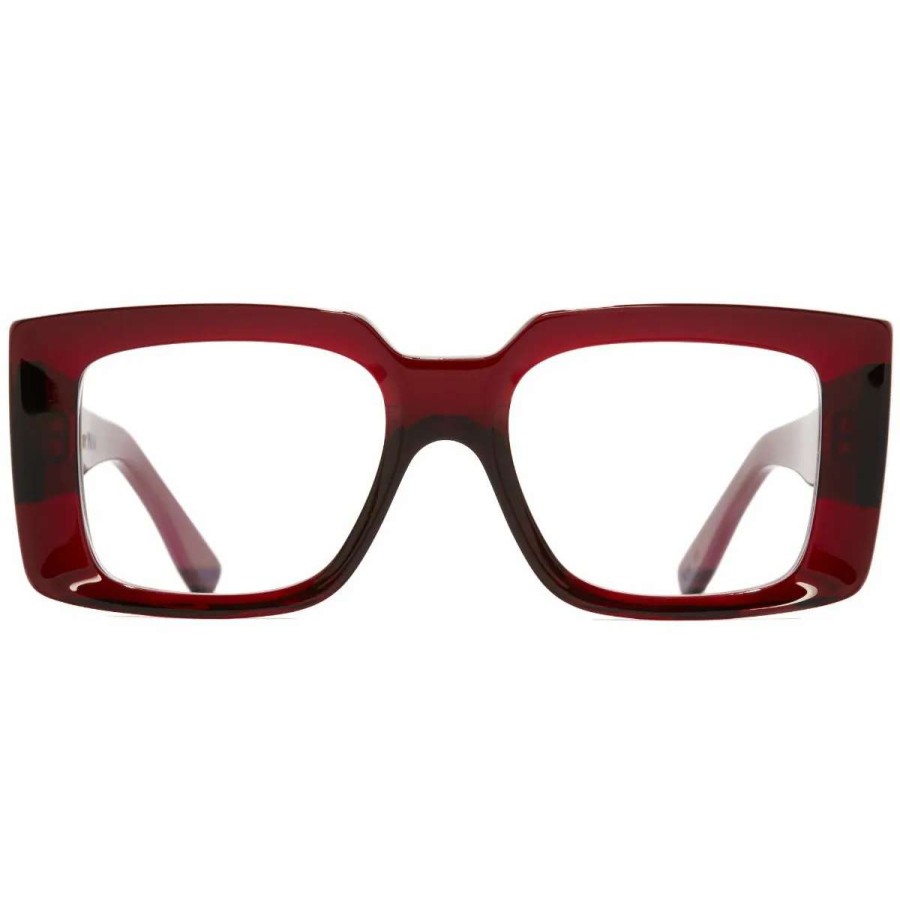 Opticals * | The Great Frog "Mini Reaper" Square Glasses-Bordeaux