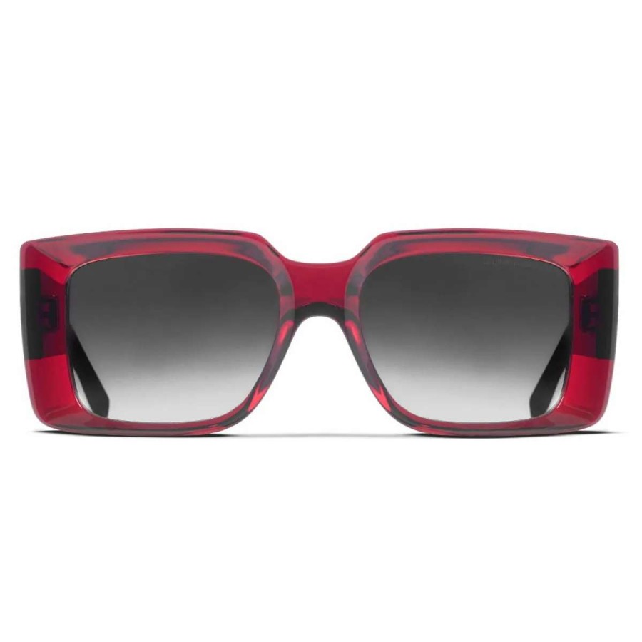 Sunglasses * | The Great Frog "Mini Reaper" Square Sunglasses-Bordeaux