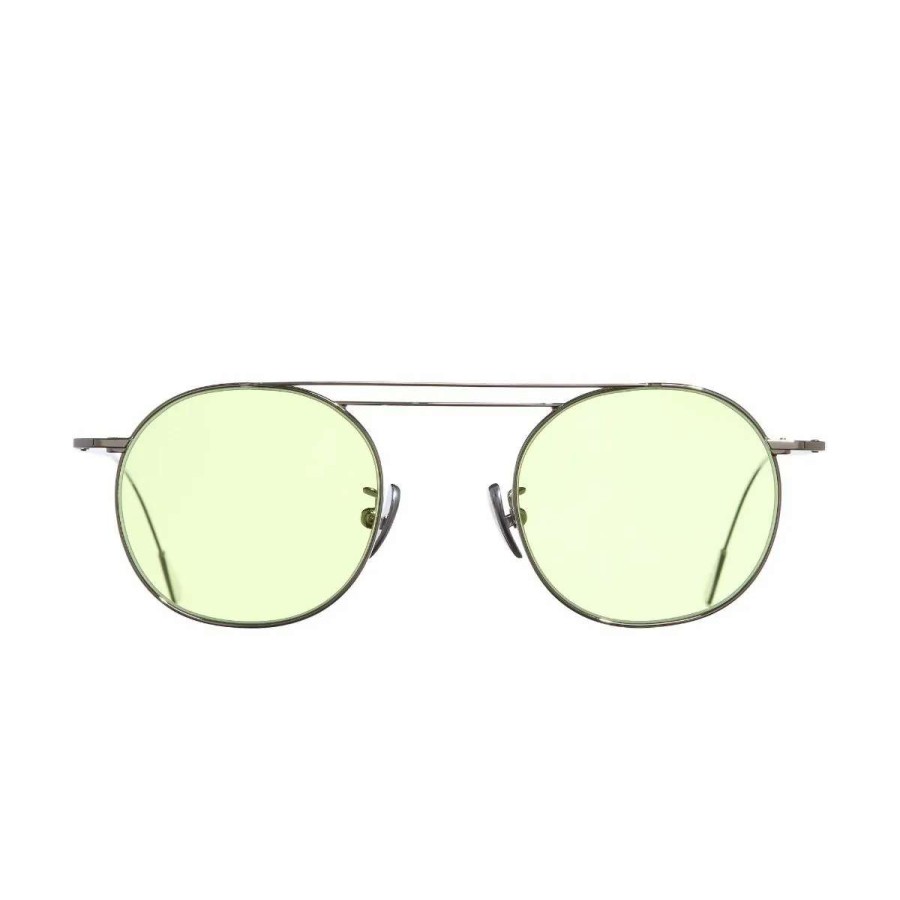 Sunglasses * | 1268 Palladium Plated Round Sunglasses