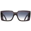 Sunglasses * | The Great Frog "Mini Reaper" Square Sunglasses-Dark Grey