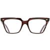 Opticals * | 1346 Optical Cat-Eye Glasses-Striped Brown Havana