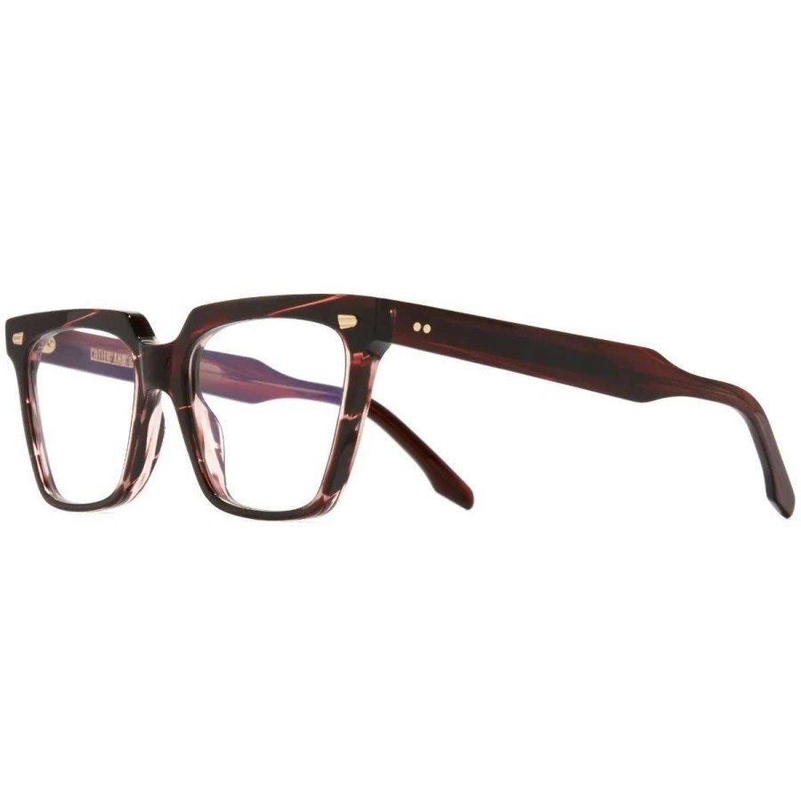 Opticals * | 1346 Optical Cat-Eye Glasses-Striped Brown Havana