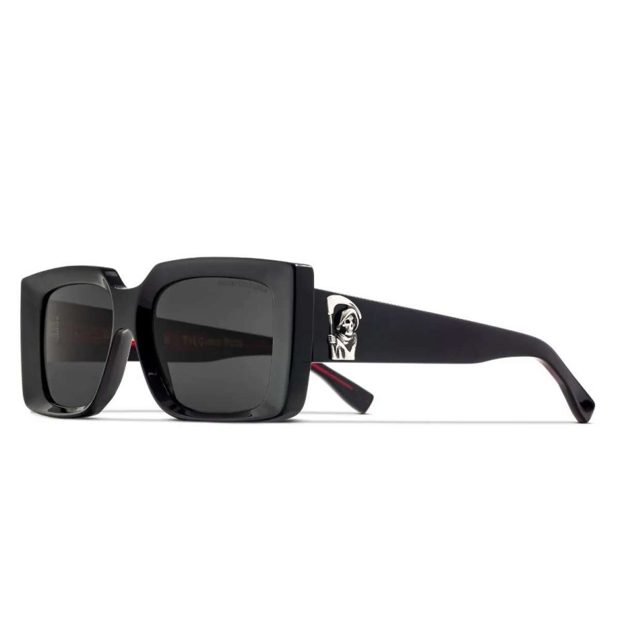 Sunglasses * | The Great Frog "Mini Reaper" Square Sunglasses-Black