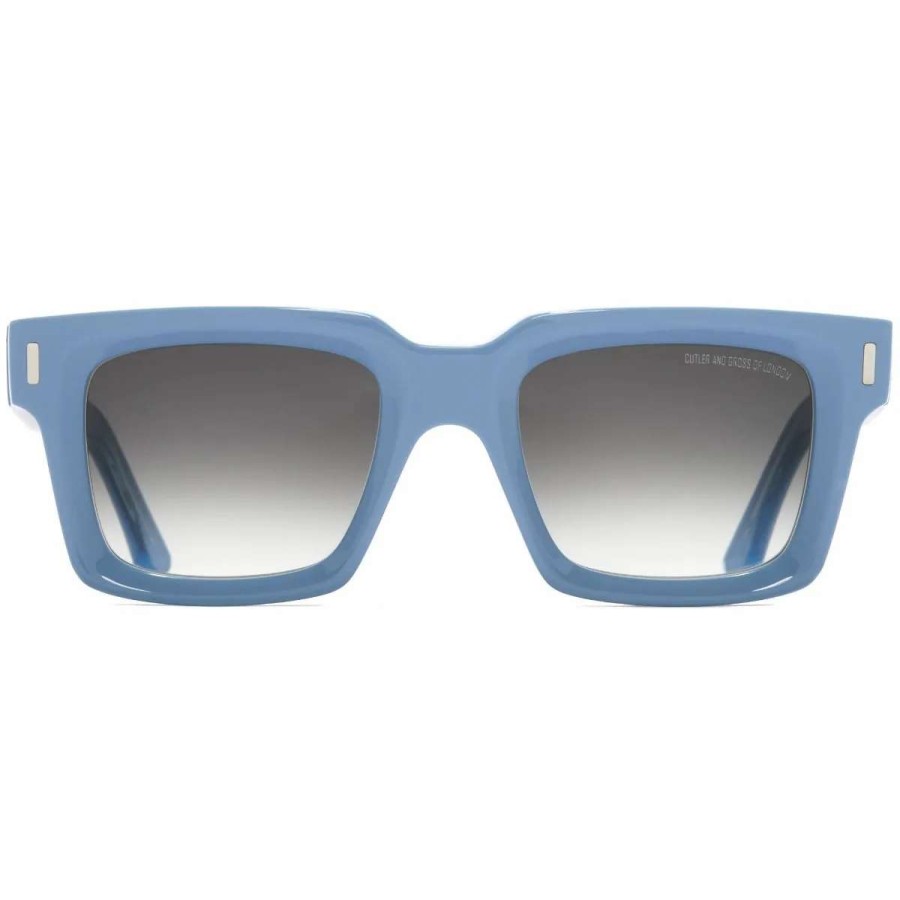 Sunglasses * | 1386 Colour Studio Square Sunglasses-Solid Light Blue